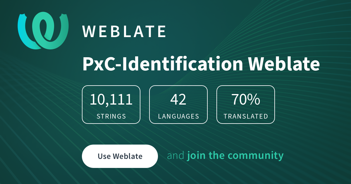 Languages @ PxC-Identification Weblate